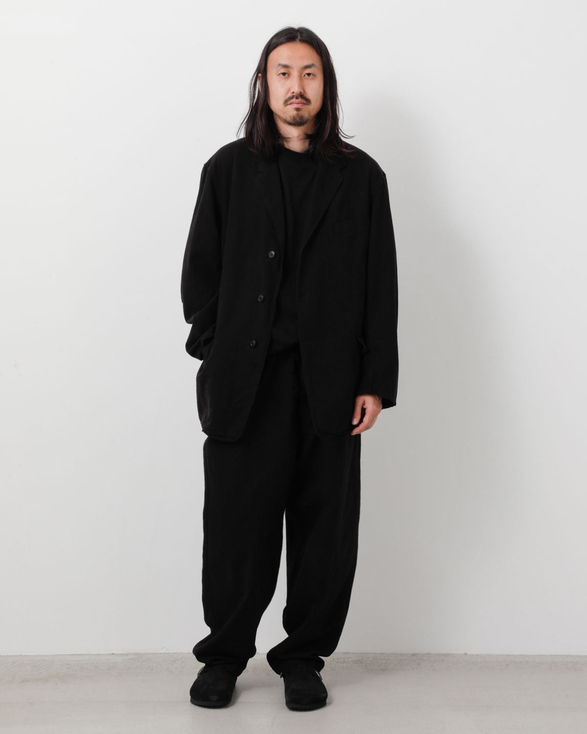 コットンダックステーパードパンツ