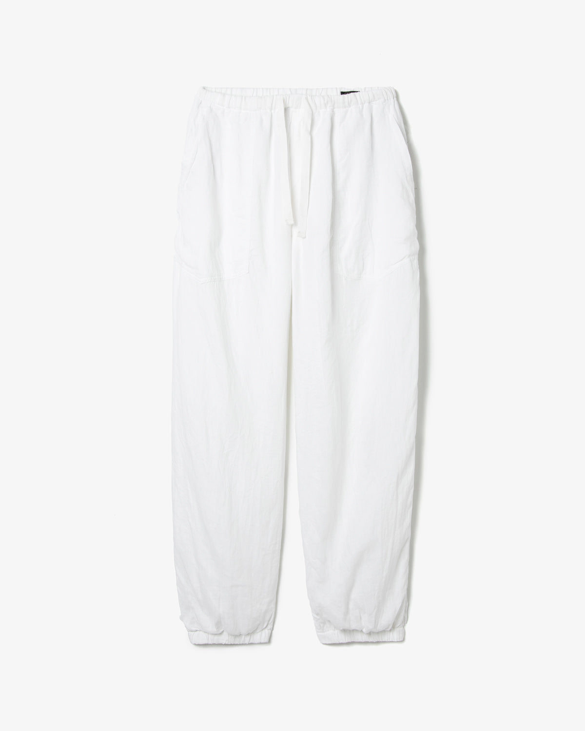 LINEN DOUBLE CLOTH DRAWSTRING PANTS