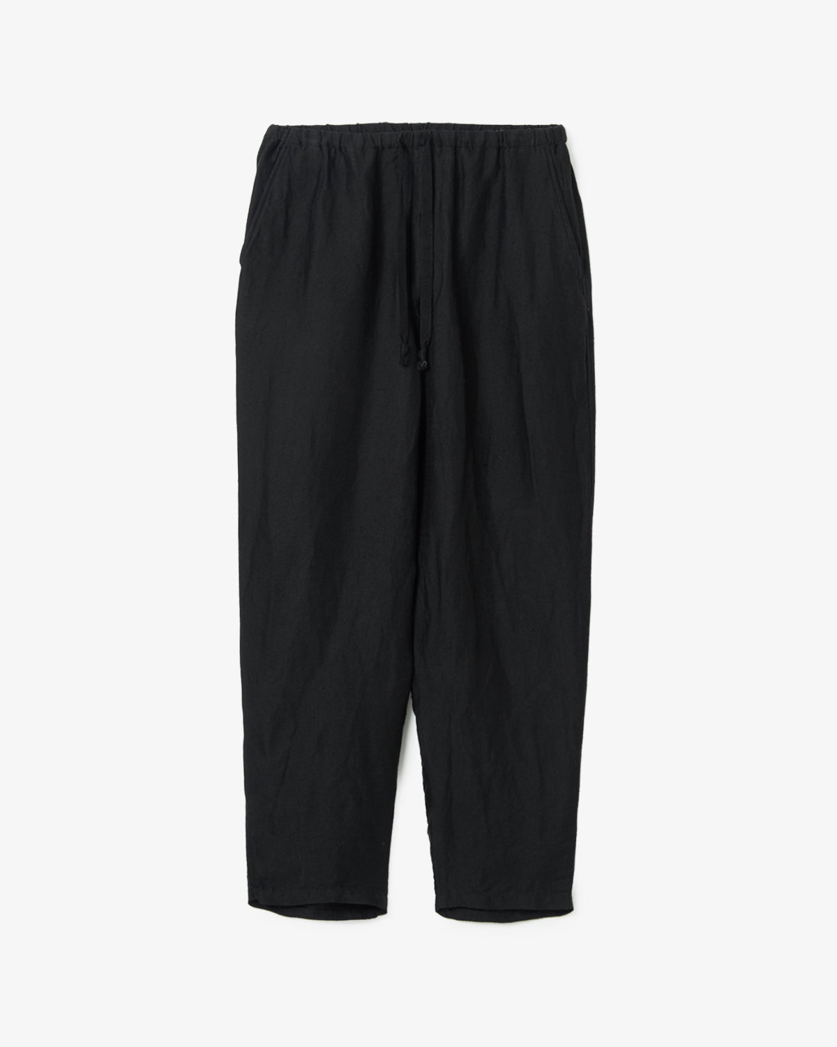 リネンサテンドローストリングパンツ