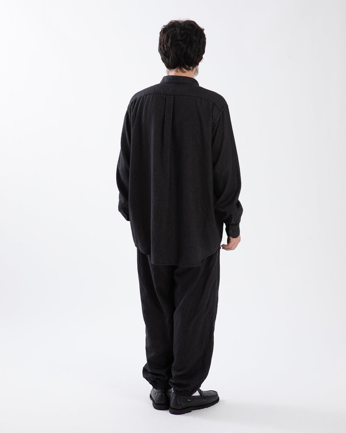 カシミヤシルク ドローストリングパンツ