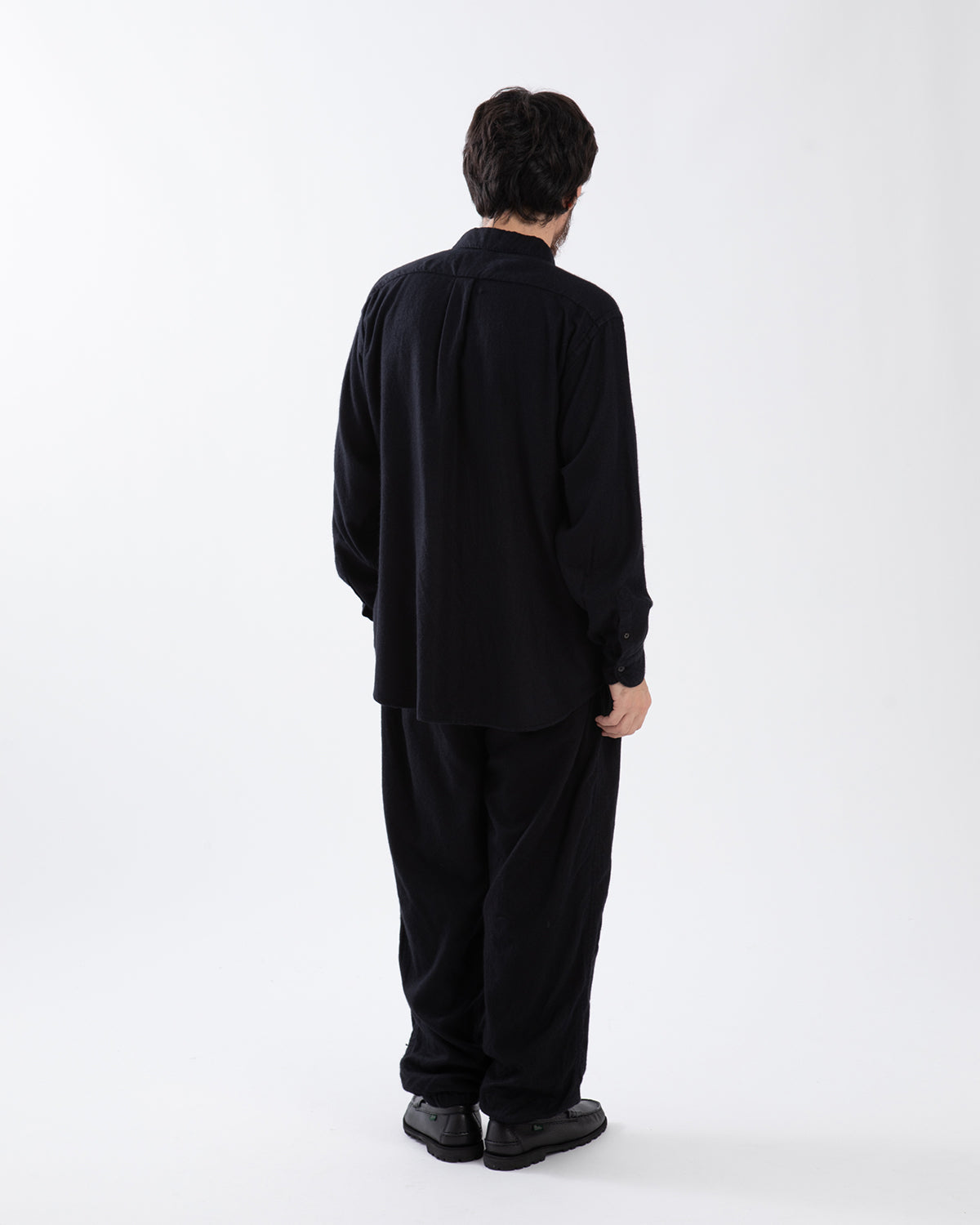 カシミヤシルク ドローストリングパンツ
