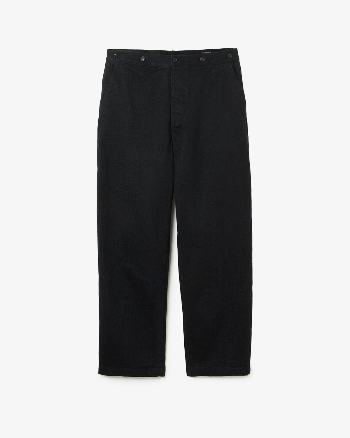 BLACK DENIM OVER PANTS