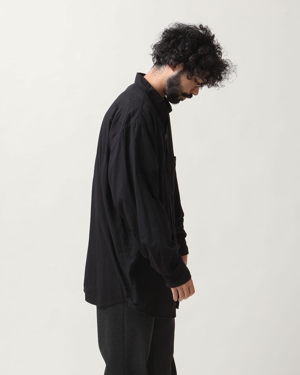 KHADI コットン Wレイヤー コモリシャツ