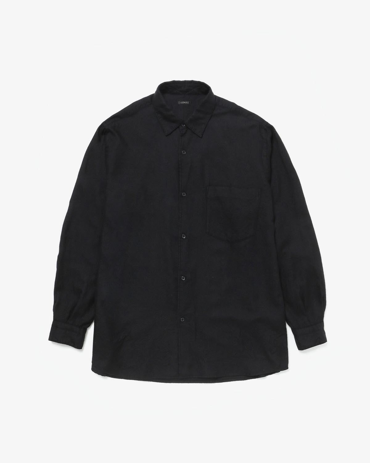 CASHMERE SILK GARMENT-DYED SHIRT