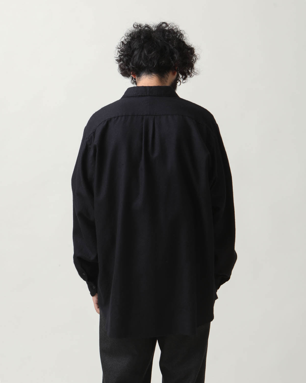 CASHMERE SILK GARMENT-DYED SHIRT