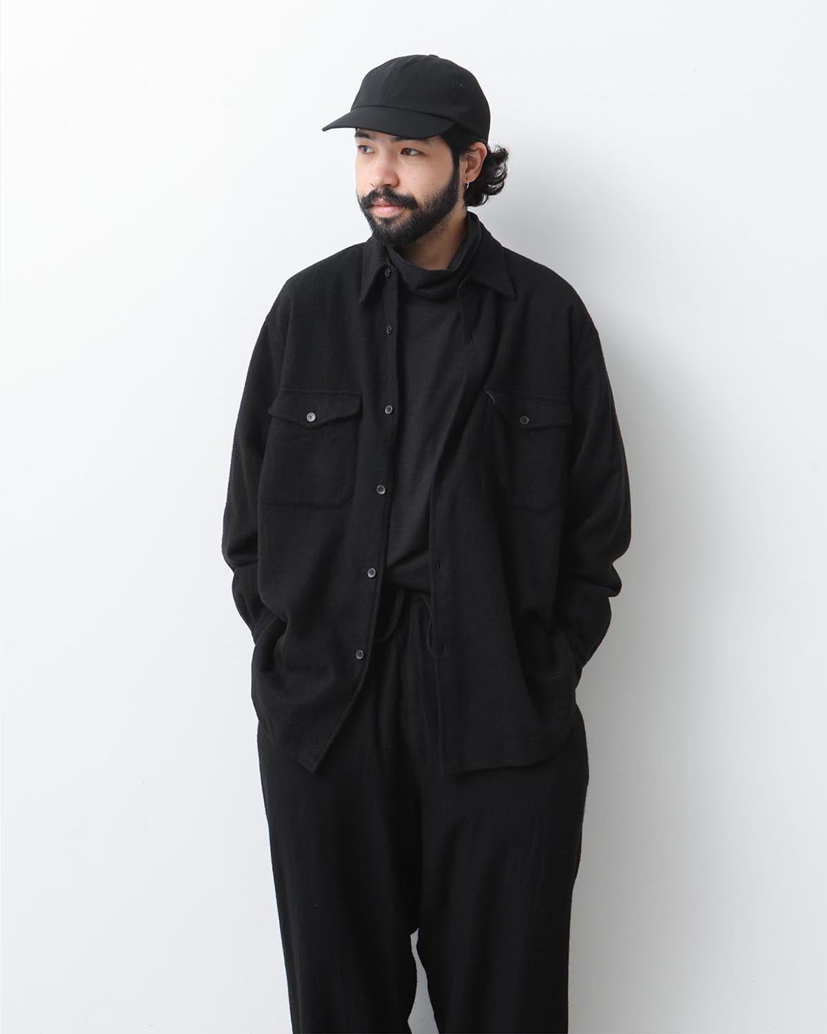 WOOL-CASHMERE C.P.O. SHIRT