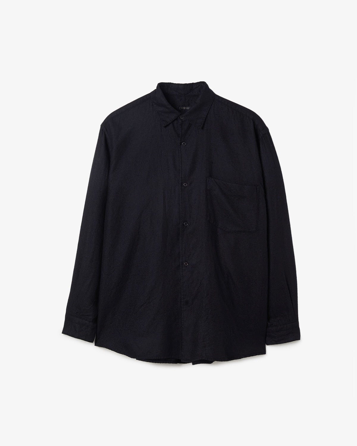 カシミヤシルク製品染シャツ