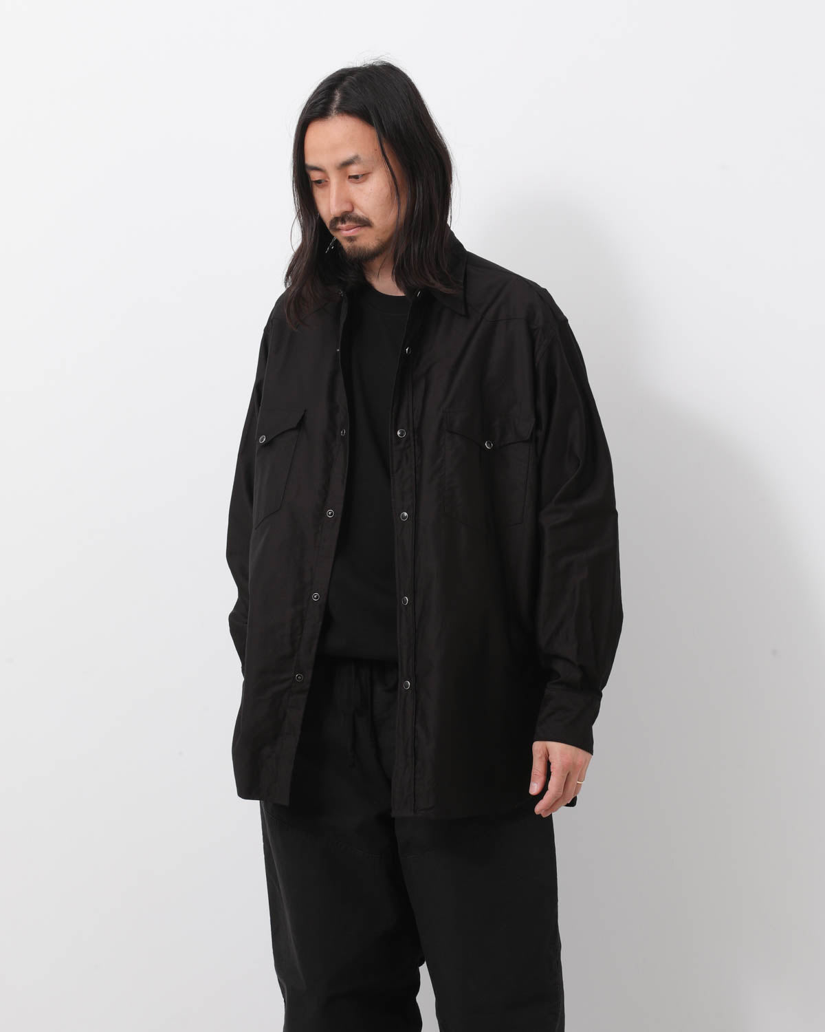 コットンウエスタンシャツ