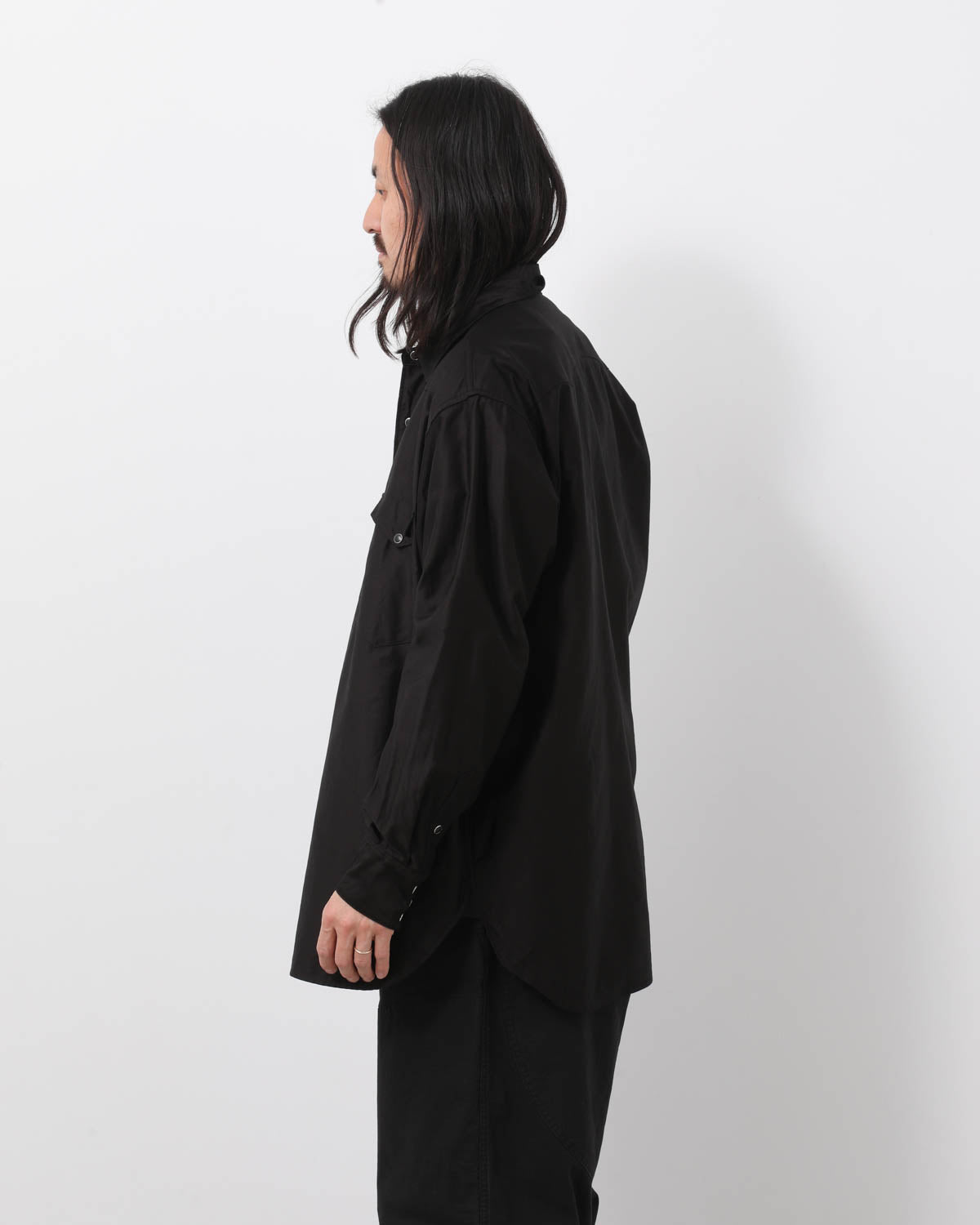 コットンウエスタンシャツ