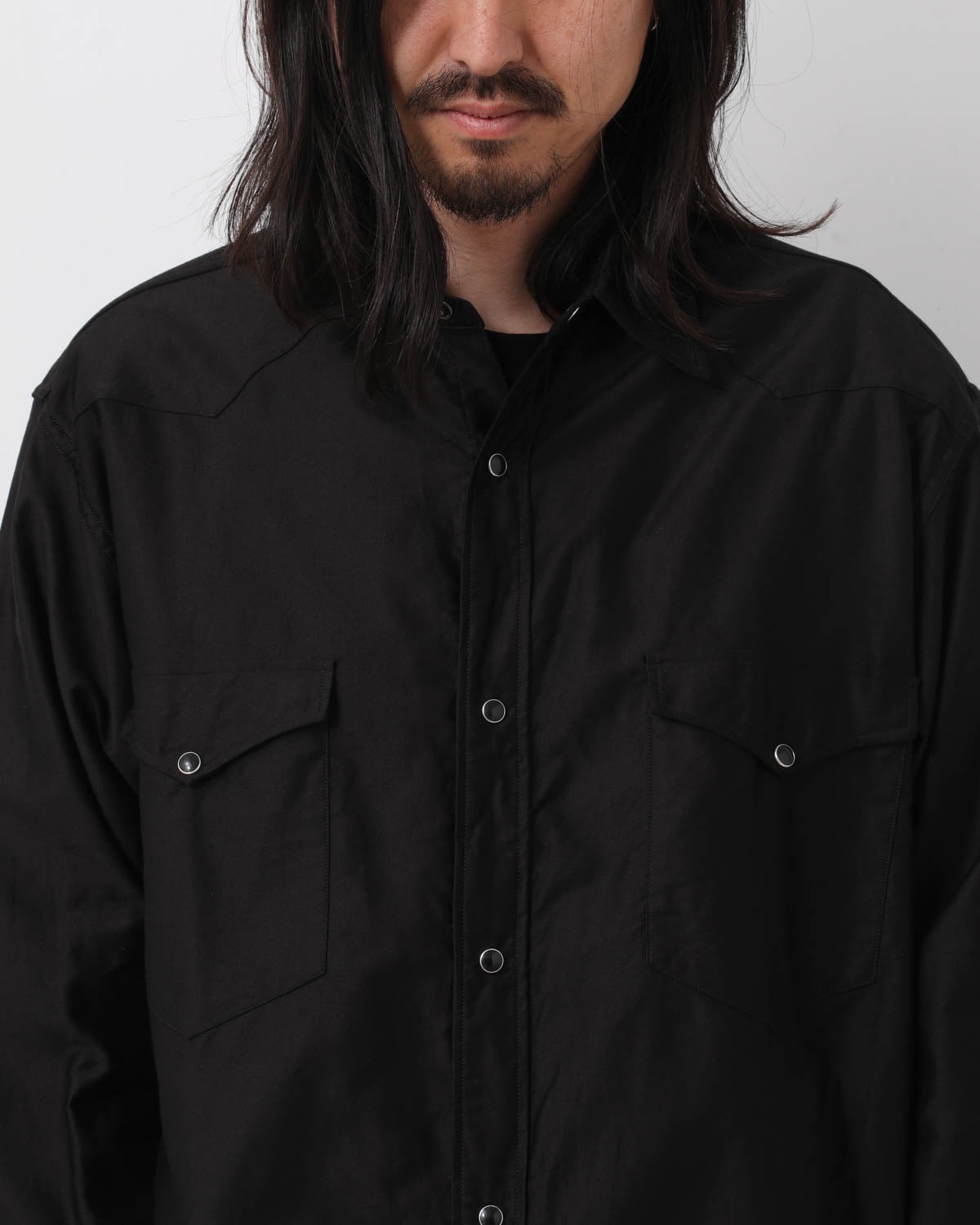 コットンウエスタンシャツ