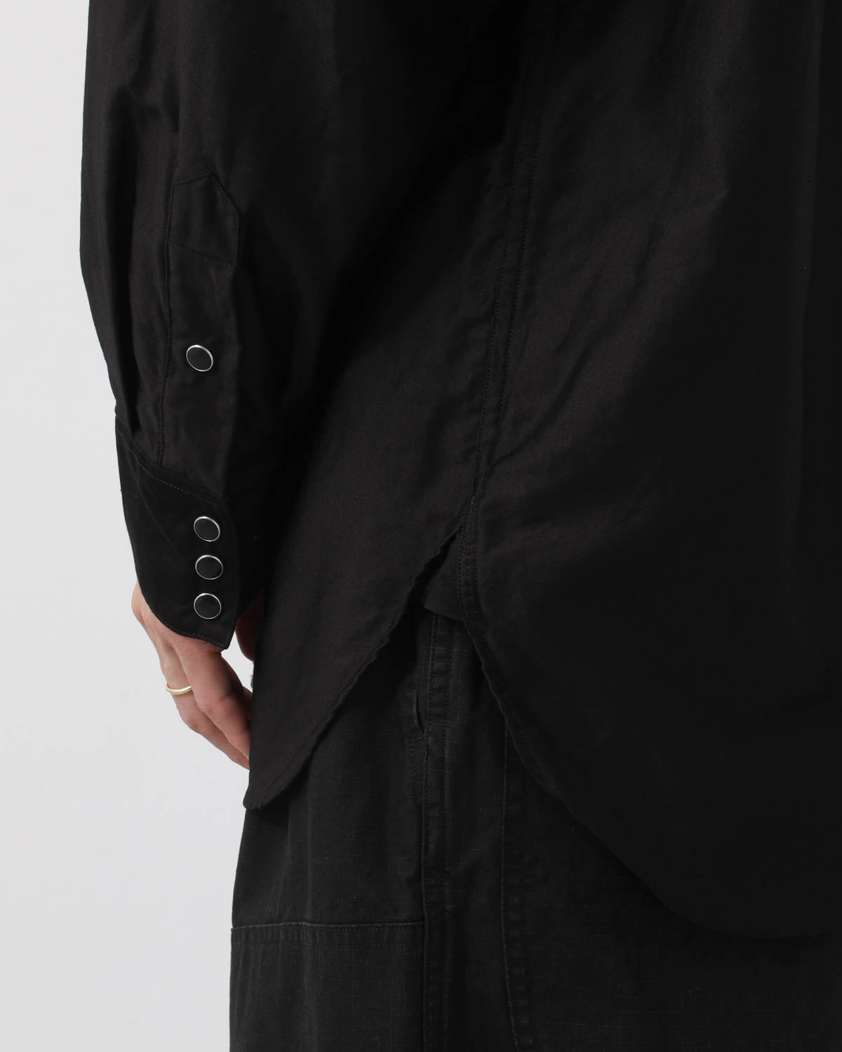 コットンウエスタンシャツ