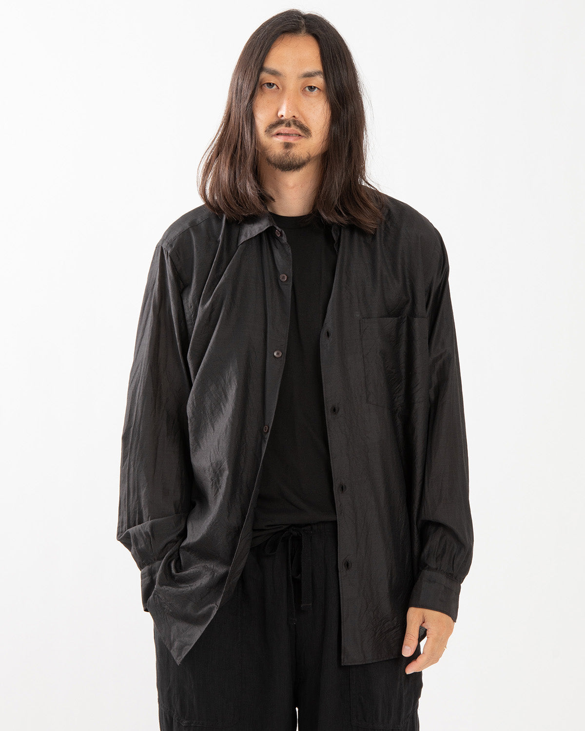 WOOL SILK COMOLI SHIRT