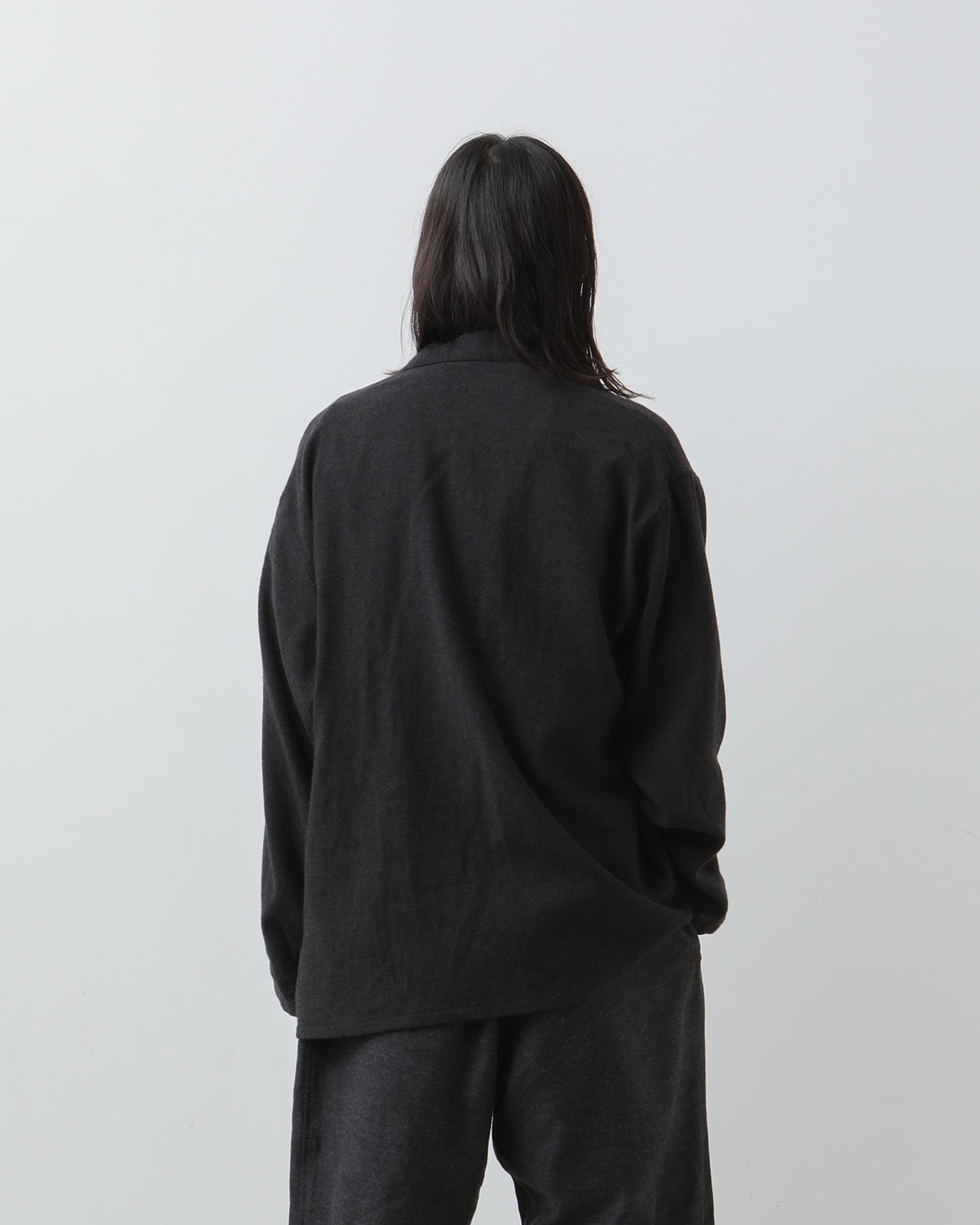 CASHMERE WASHI SHIRT JACKET