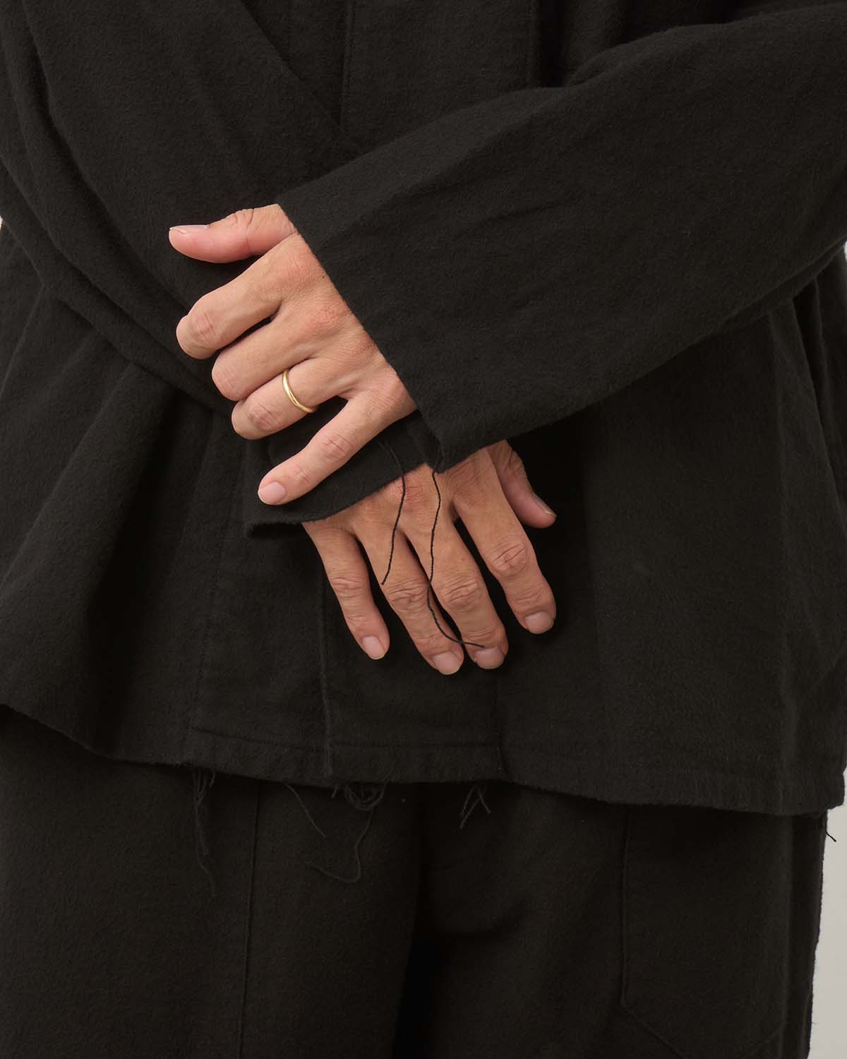 COTTON FLANNEL SHIRT JACKET