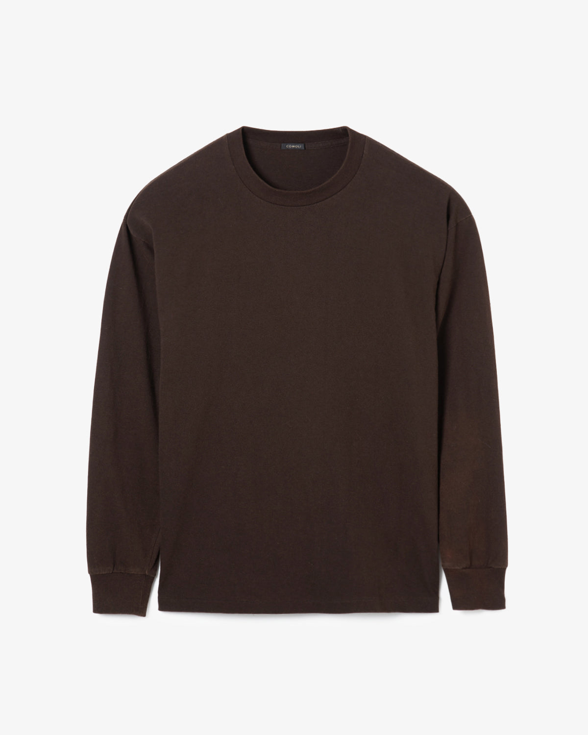 COTTON JERSEY LONG SLEEVE T-SHIRT