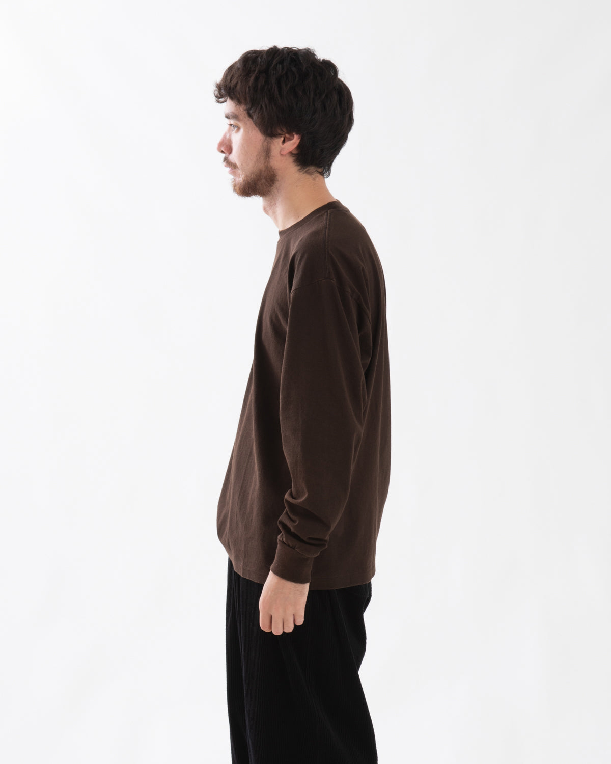 COTTON JERSEY LONG SLEEVE T-SHIRT