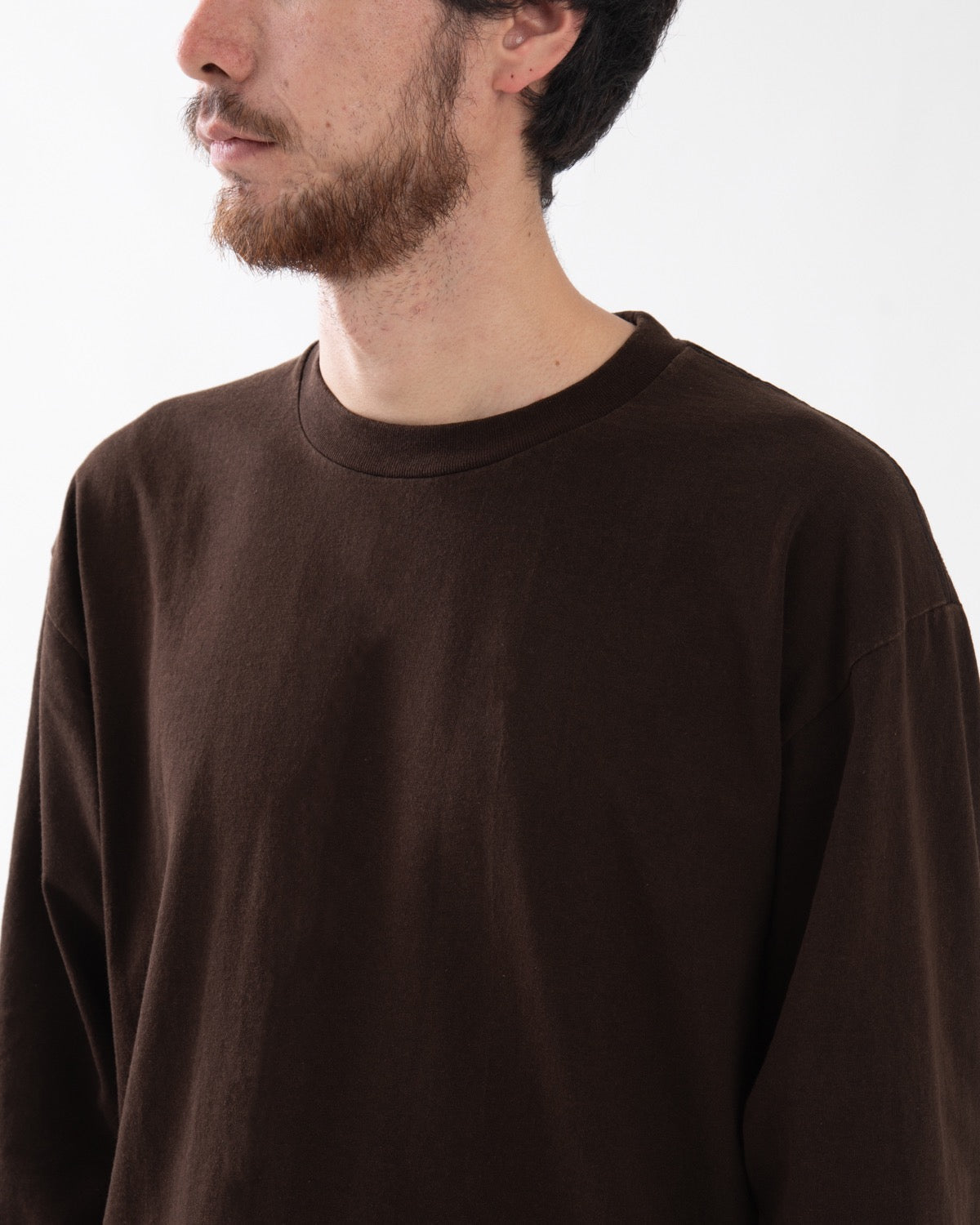 COTTON JERSEY LONG SLEEVE T-SHIRT