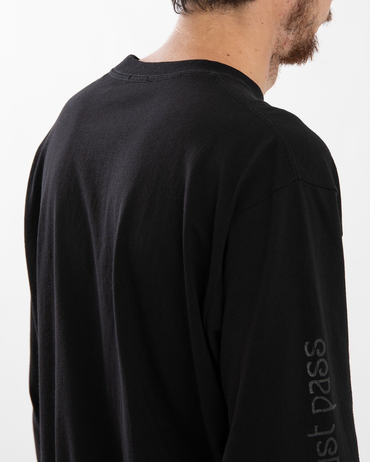 コットンジャージ プリント長袖Tシャツ