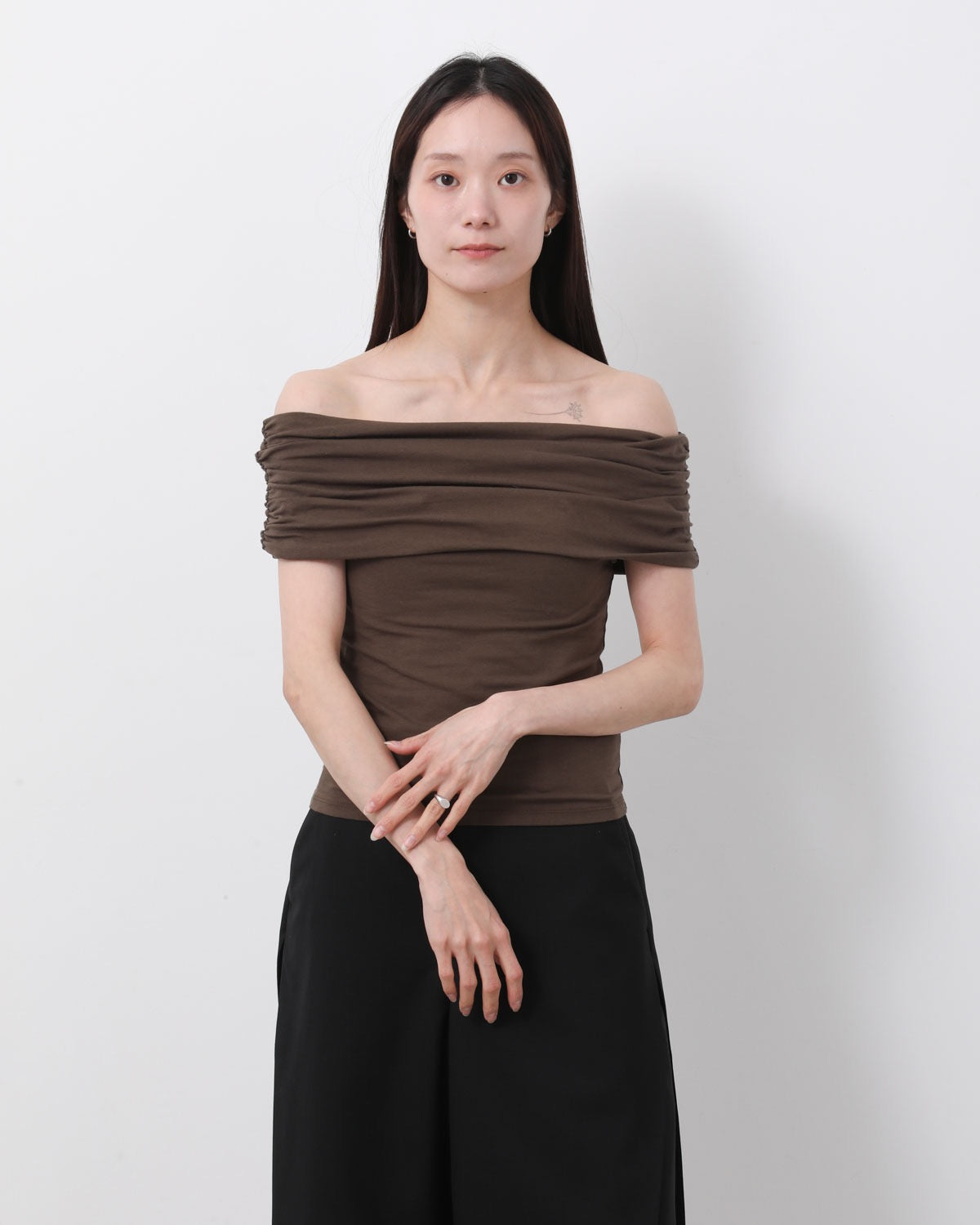 FOLD OVER SLEEVELESS TOP