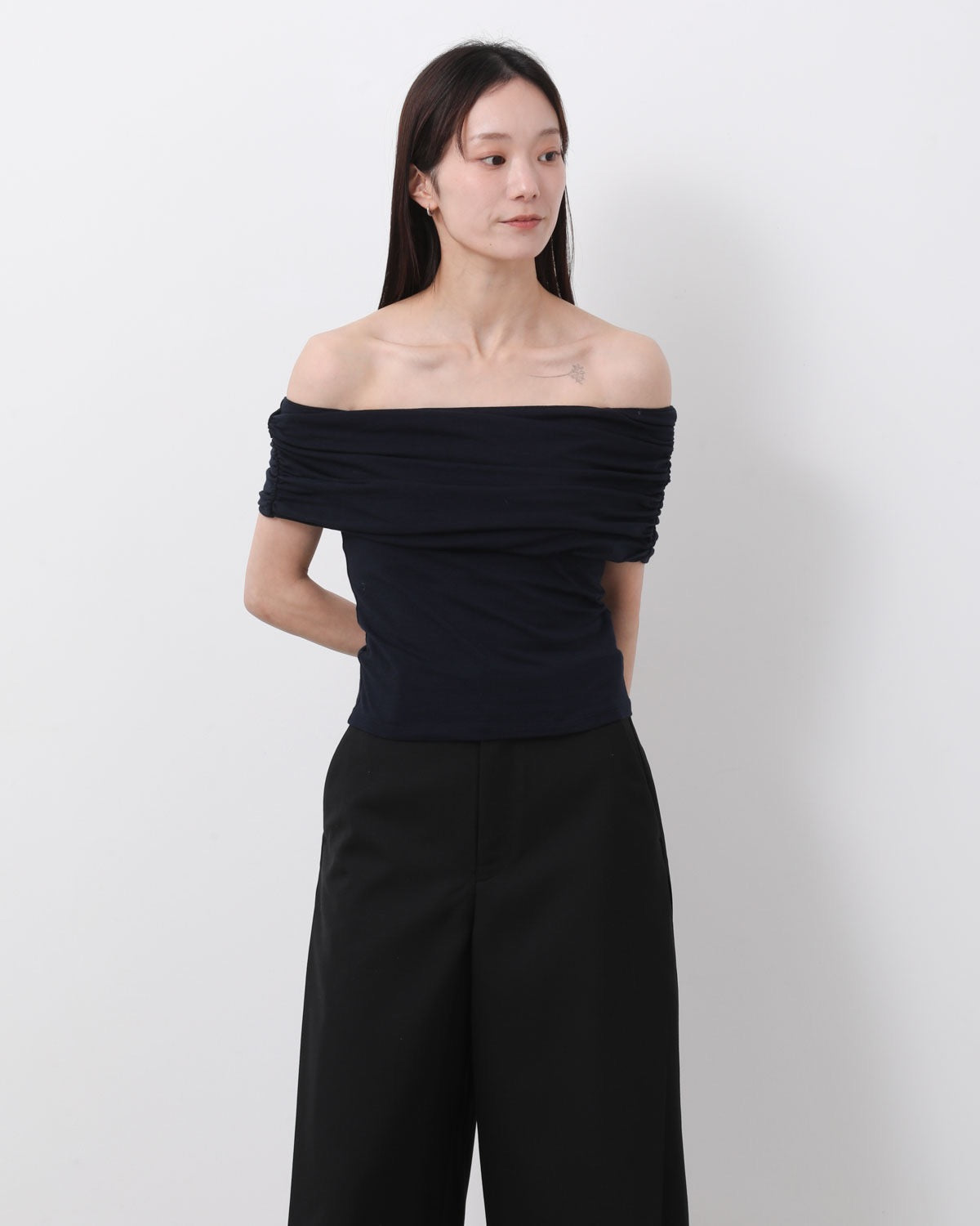 FOLD OVER SLEEVELESS TOP