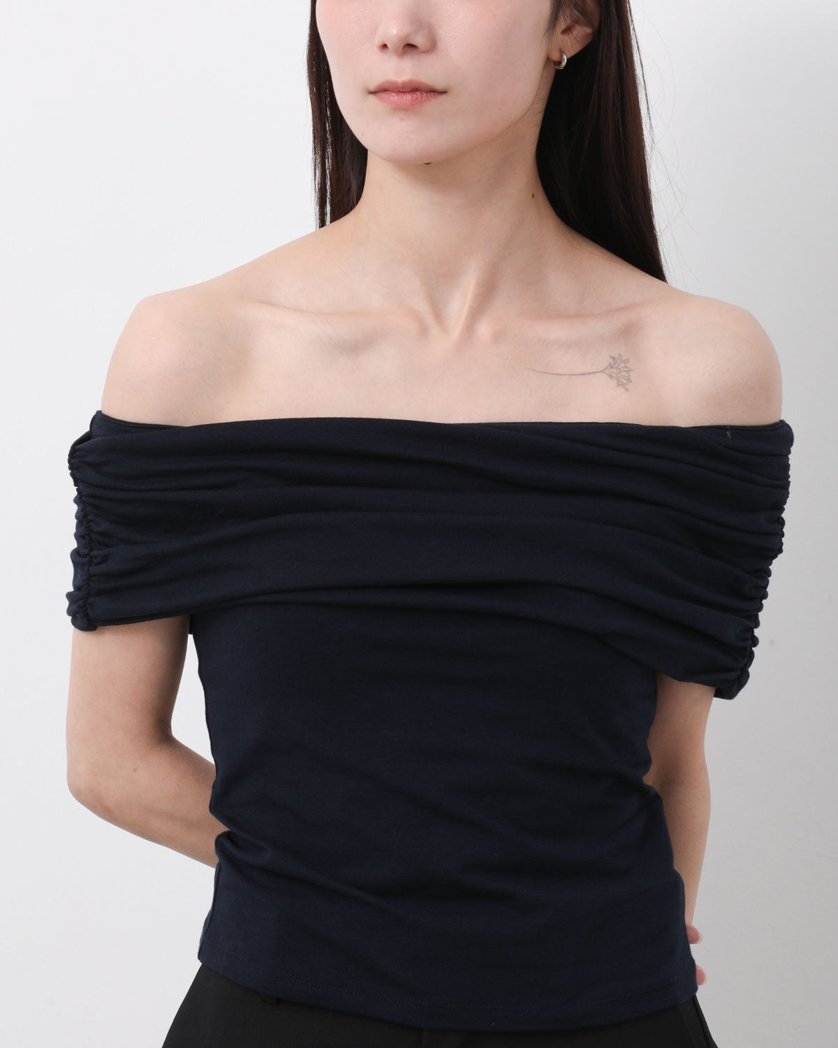 FOLD OVER SLEEVELESS TOP