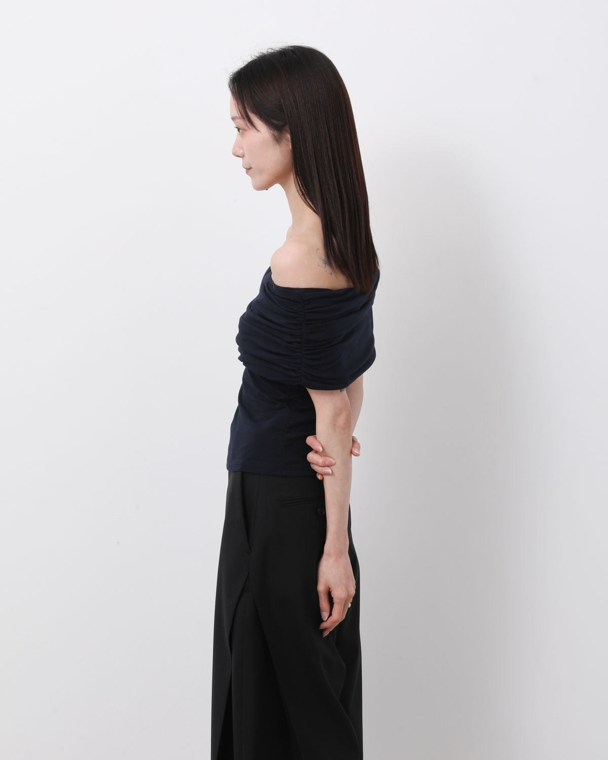 FOLD OVER SLEEVELESS TOP