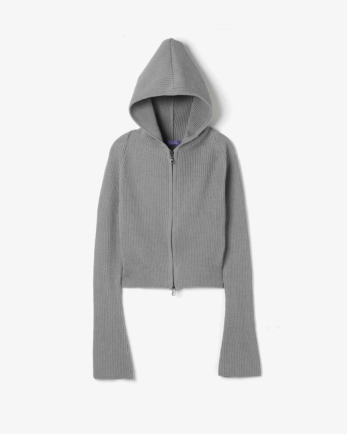 KNIT HOODIE