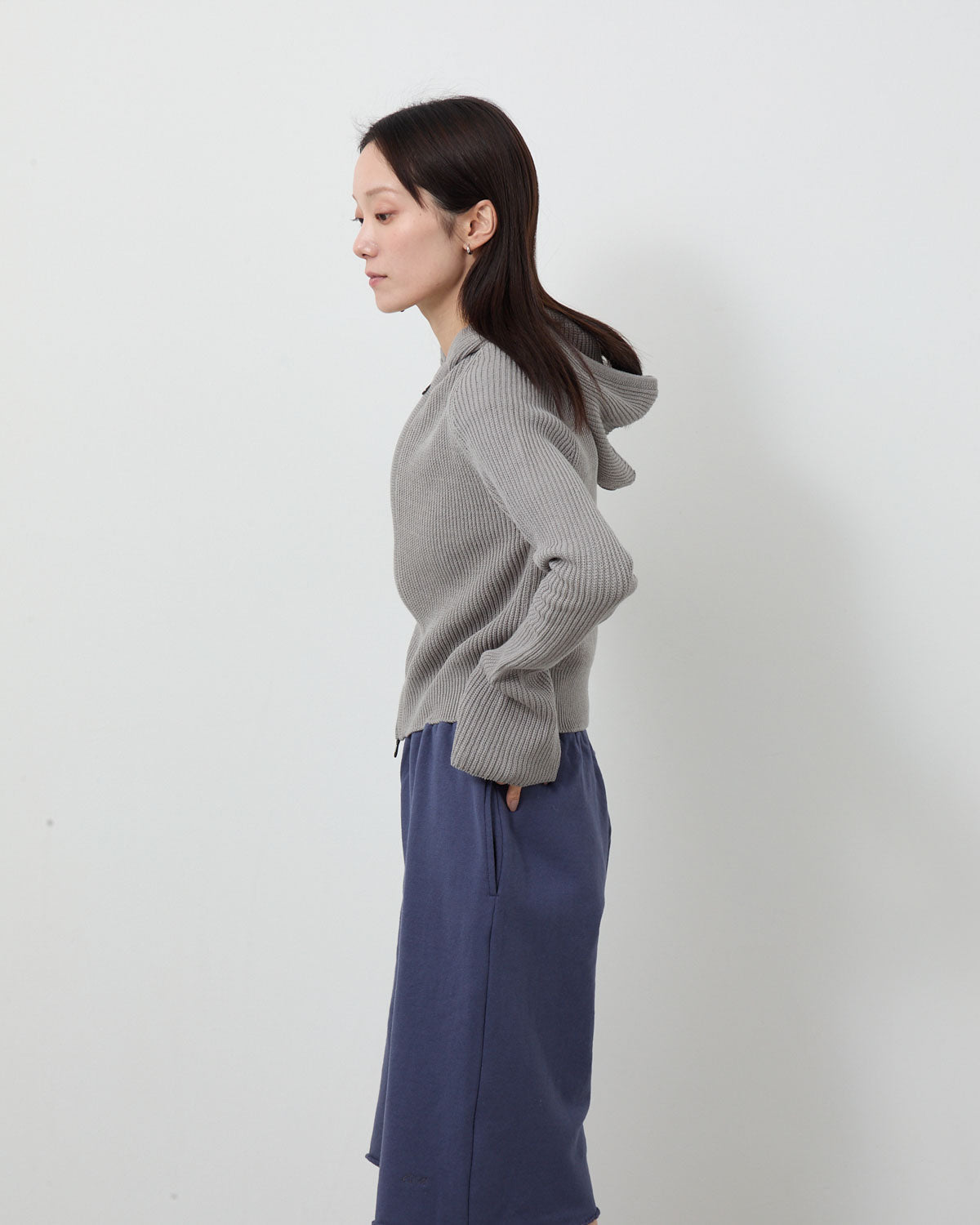 KNIT HOODIE
