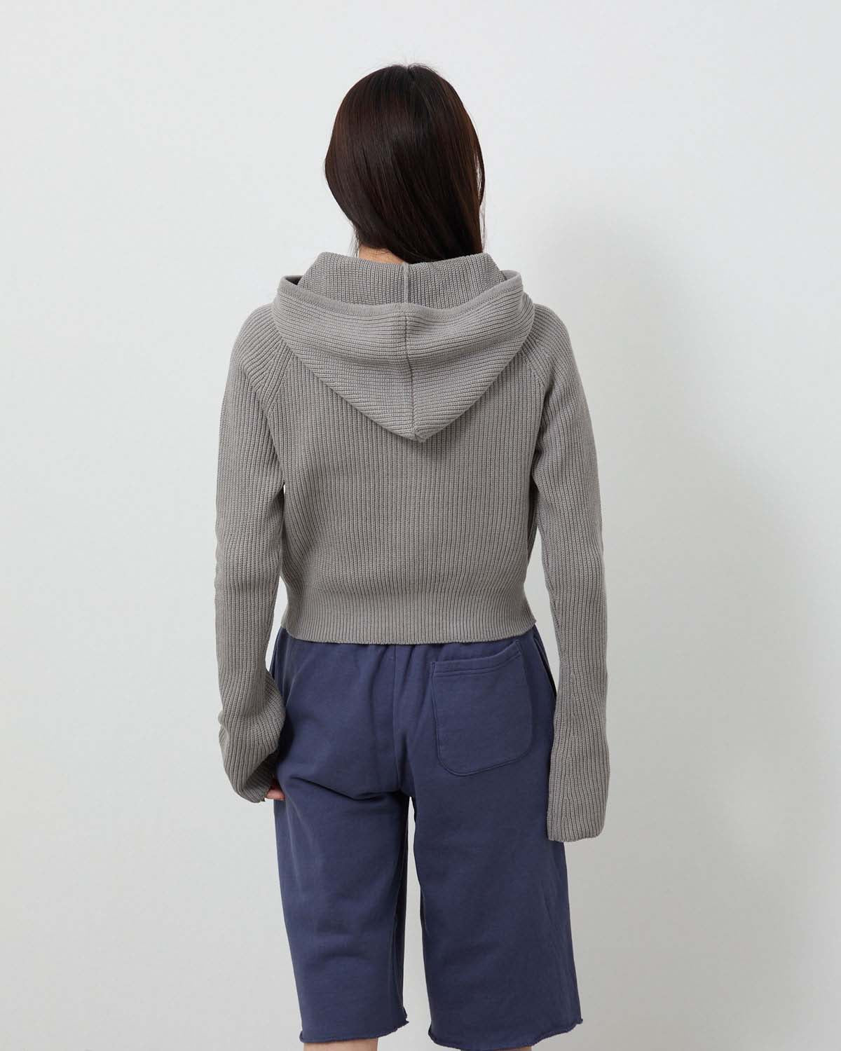 KNIT HOODIE