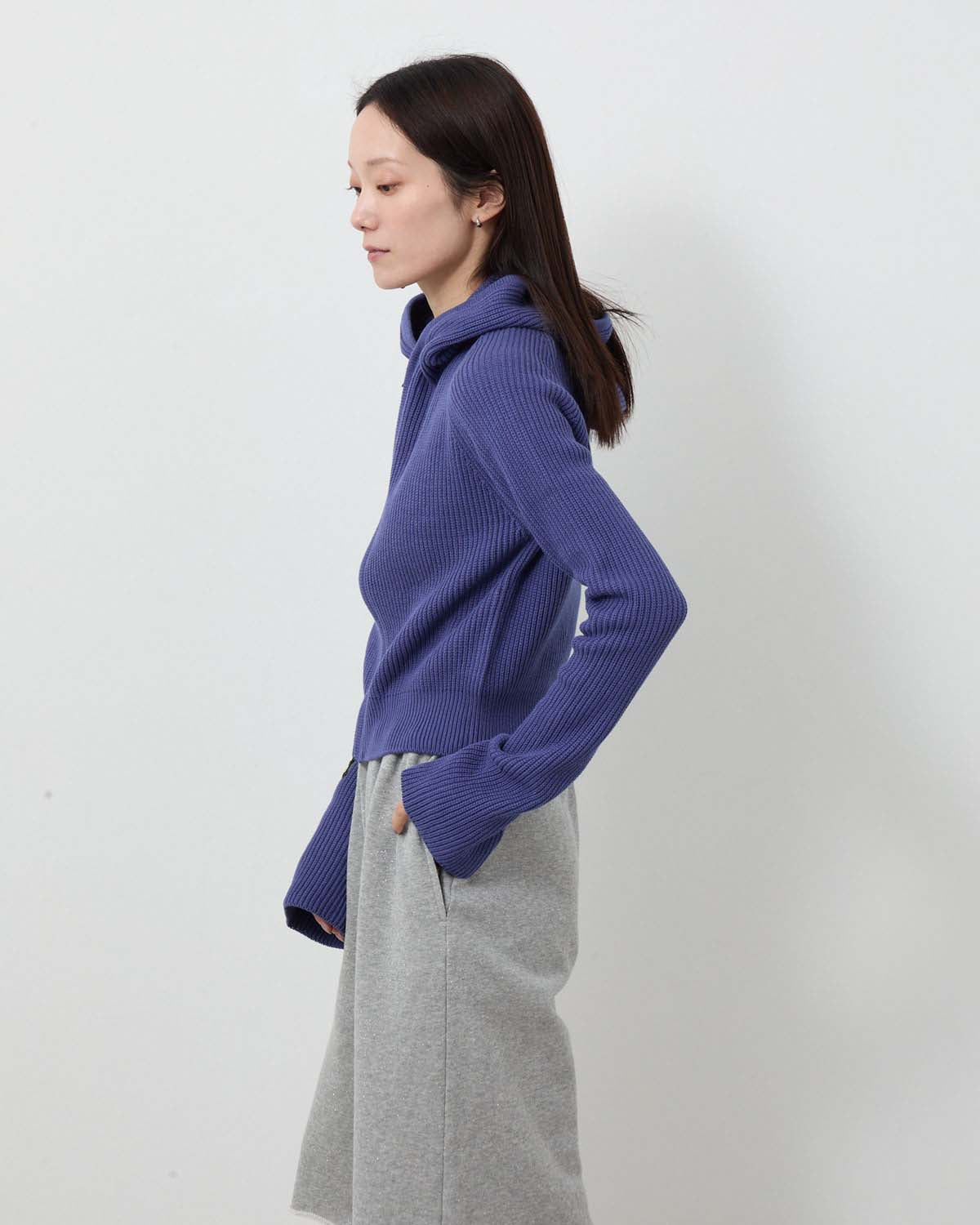 KNIT HOODIE
