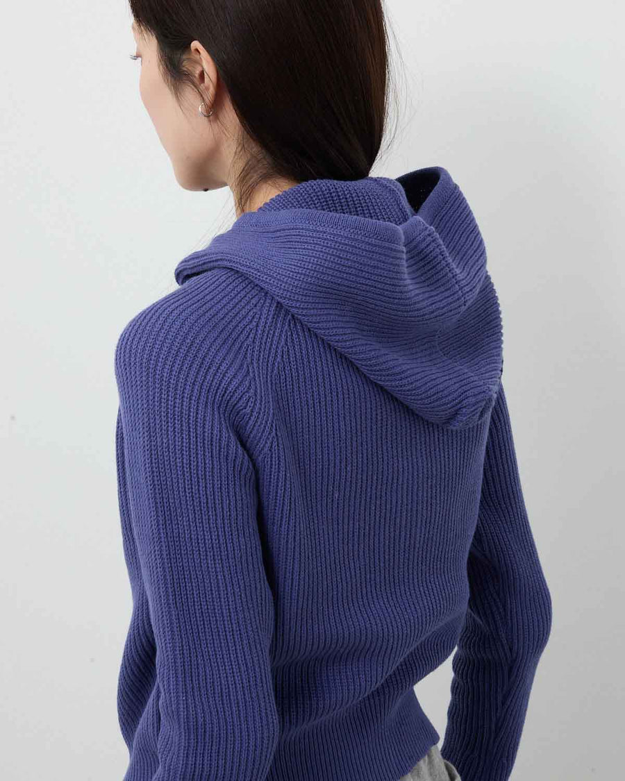 COOME KNIT HOODIE パープル KNIT HOODIE – COVERCHORD