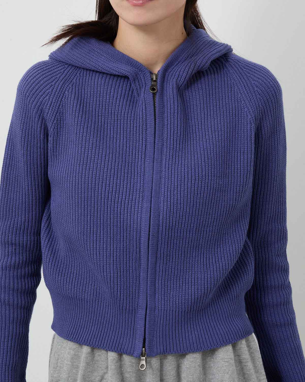 KNIT HOODIE