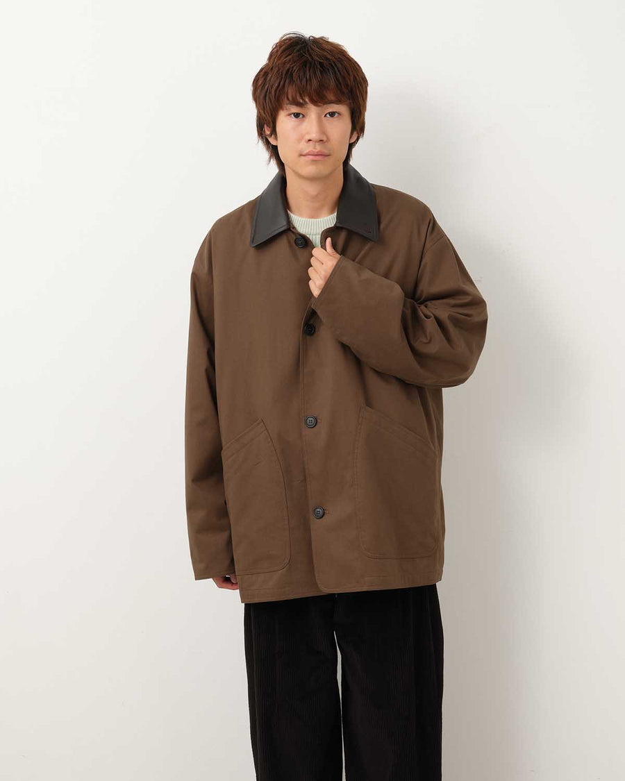 OVERSIZED BLOUSON WITH LEATHERPATCH – COVERCHORD