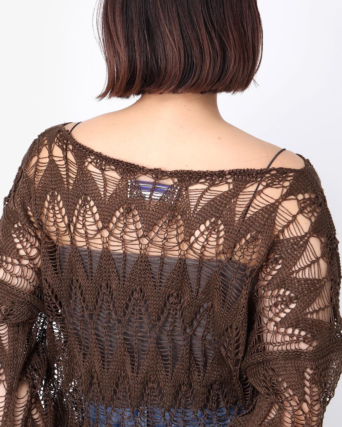 LINEN LACE SWEATER