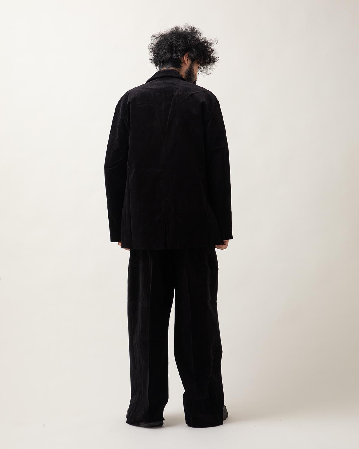 DOUBLE PLEATED CORDUROY PANTS