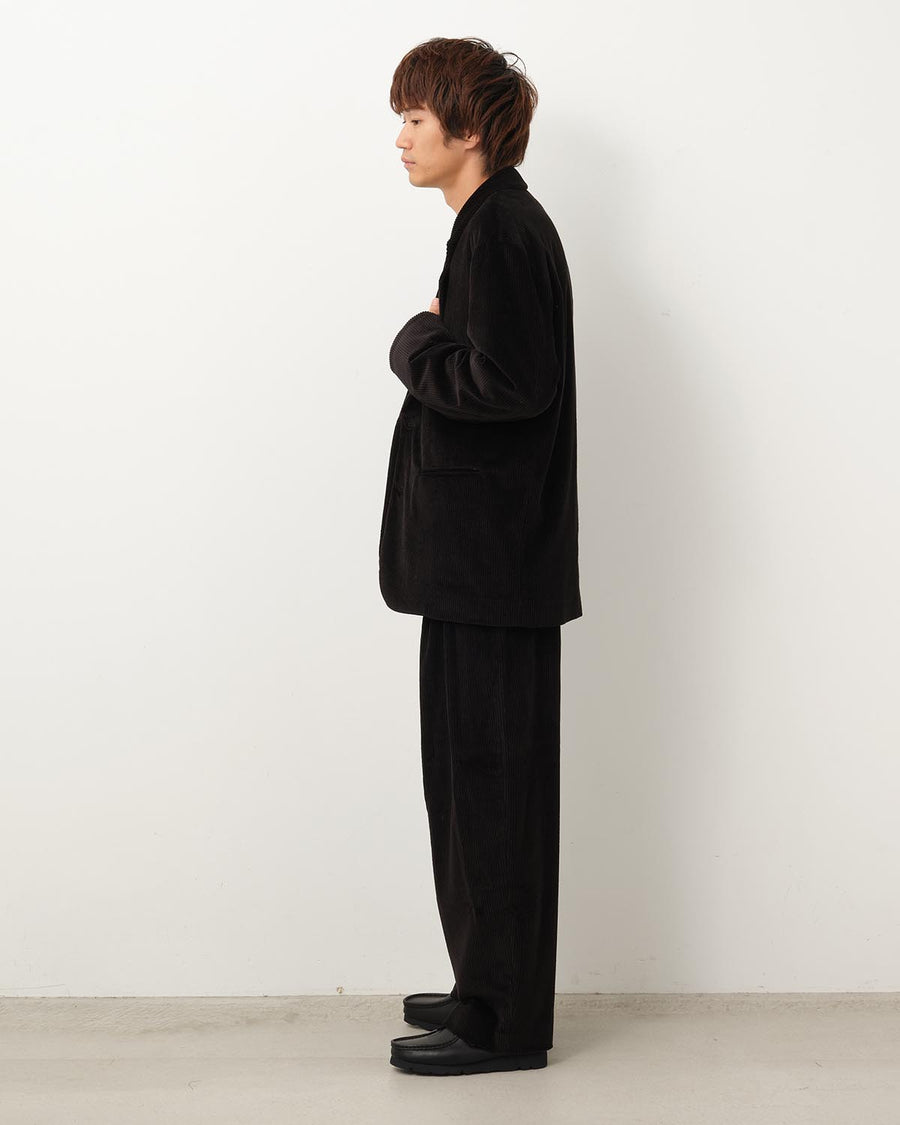 メンズウェア BRIEFING PLEATED WIDE TAPERED PANTS CAMBIO パンツ mp13209-Ripple Cut sew Relax Tapered Pants