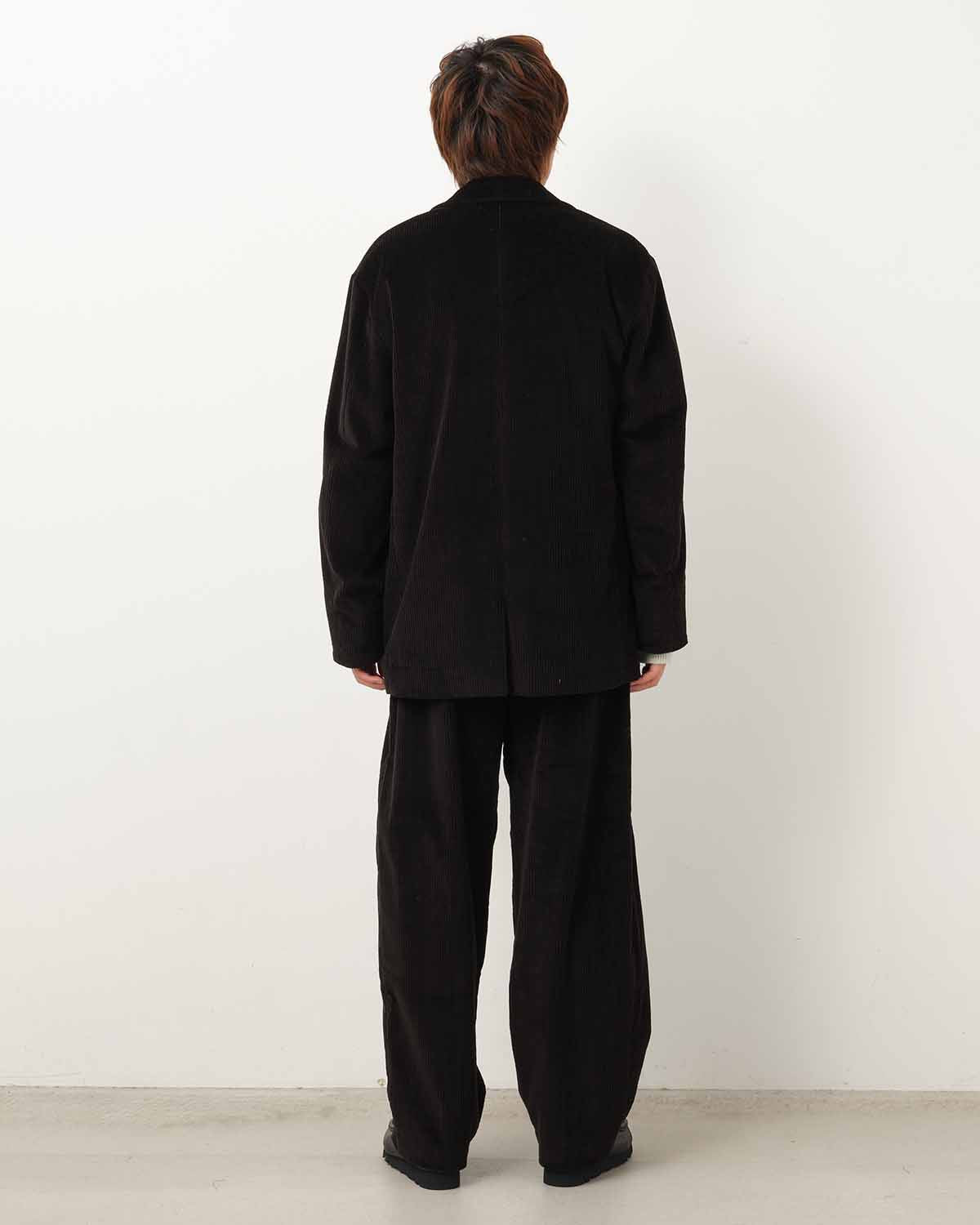 DOUBLE PLEATED WIDE PANTS