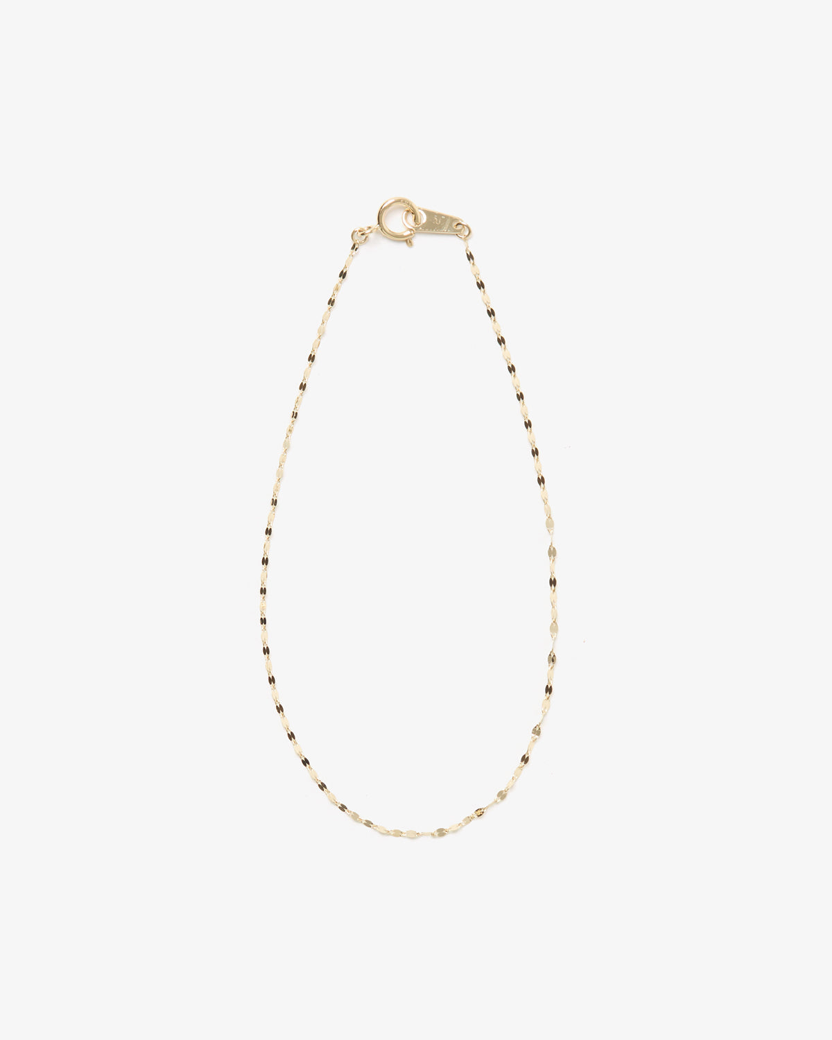 14K SPARKLE LITE CHAIN BRACELET