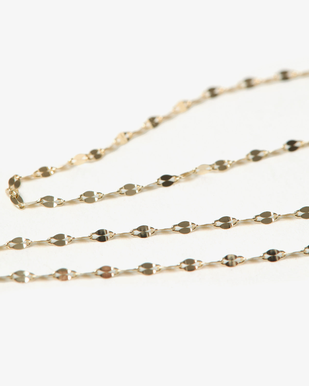 14K SPARKLE LITE CHAIN NECKLACE