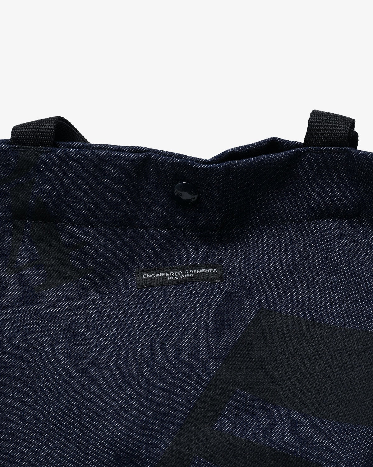 CARRY ALL TOTE - MUSIC NOTE PRINT 12OZ DENIM