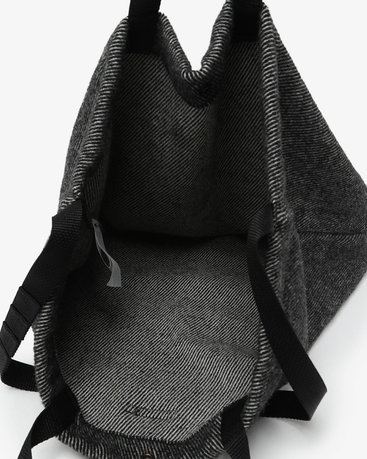 CARRY ALL TOTE - WOOL SHAGGY TWILL