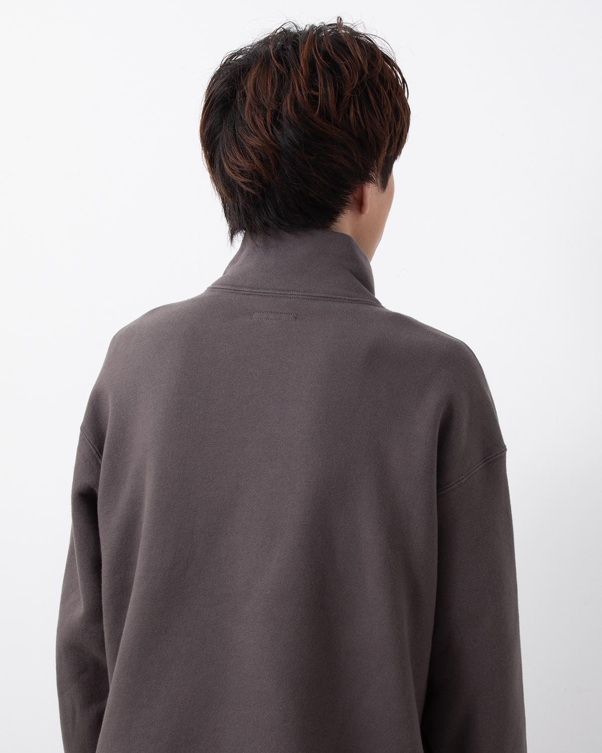 ZIP MOCK NECK - 12OZ COTTON FLEECE