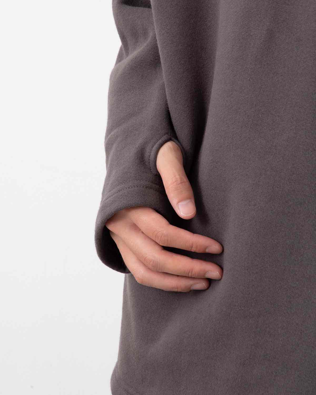 ZIP MOCK NECK - 12OZ COTTON FLEECE