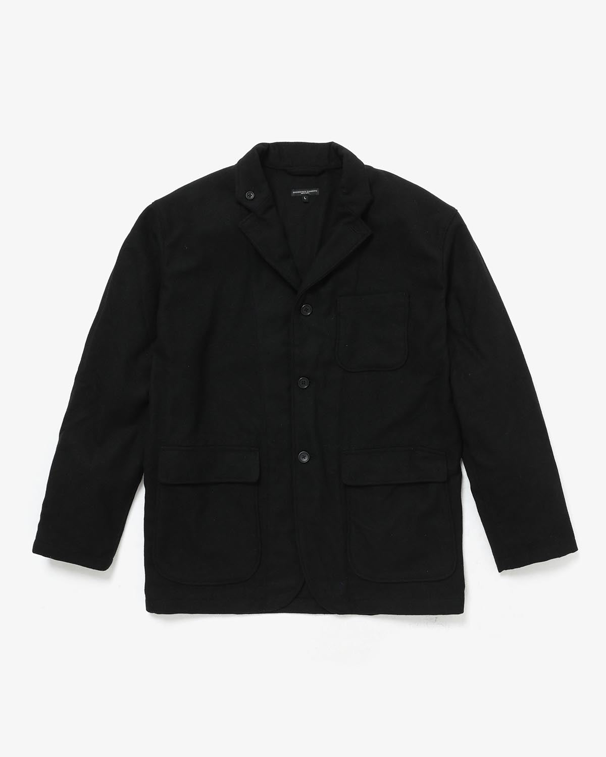 LOITER JACKET - SOLID POLY WOOL FLANNEL