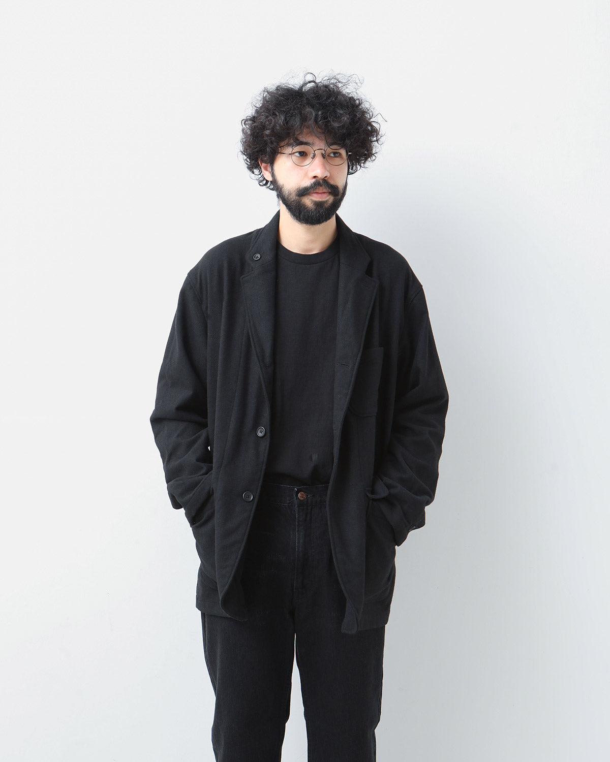 LOITER JACKET - SOLID POLY WOOL FLANNEL