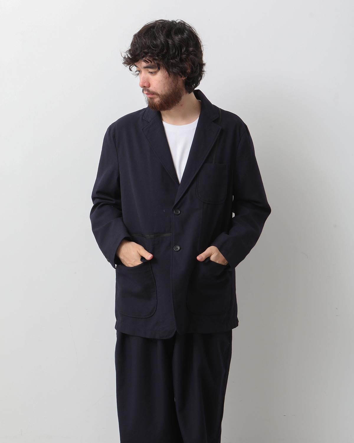 ZIP JACKET - WOOL UNIFORM SERGE