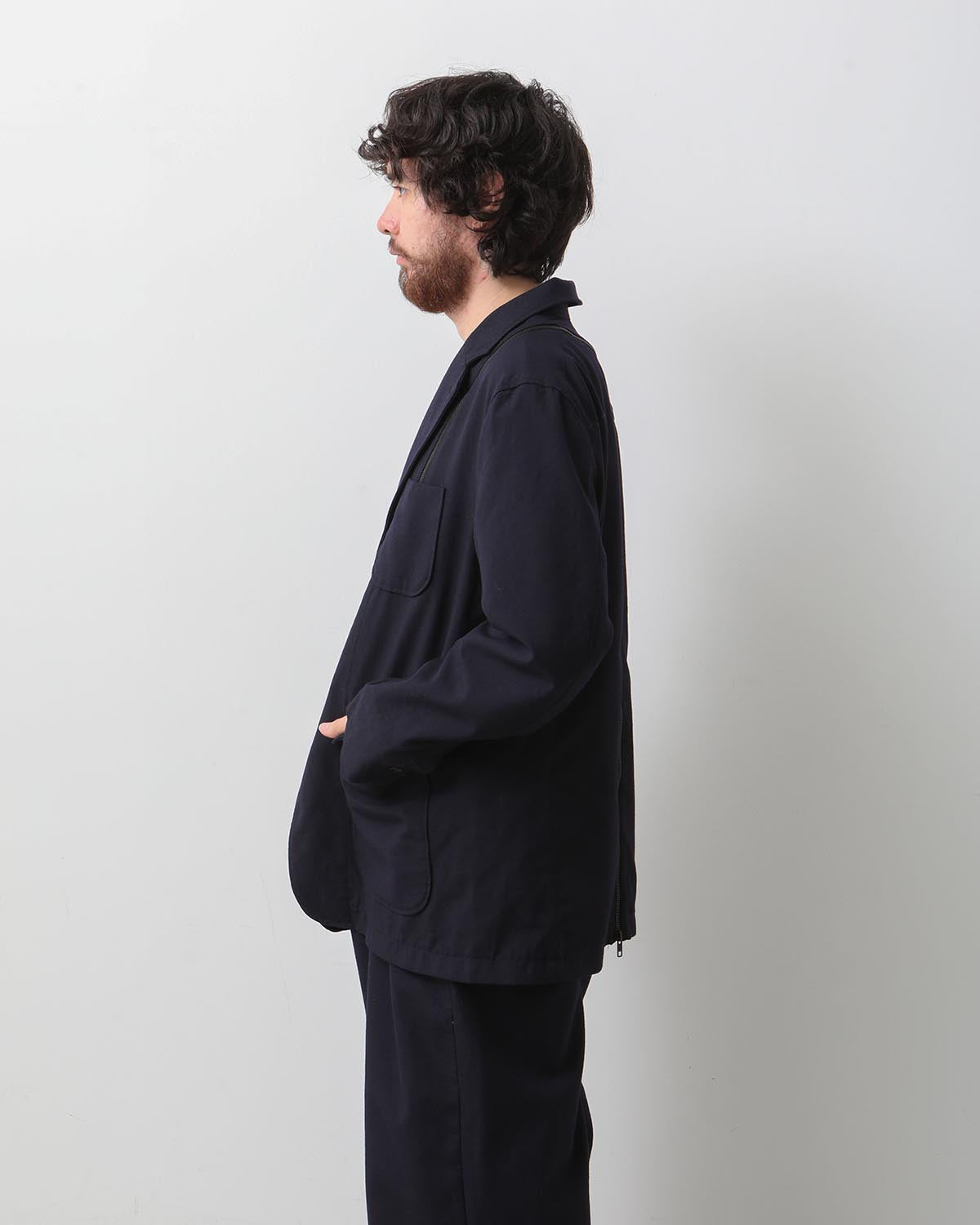 ZIP JACKET - WOOL UNIFORM SERGE