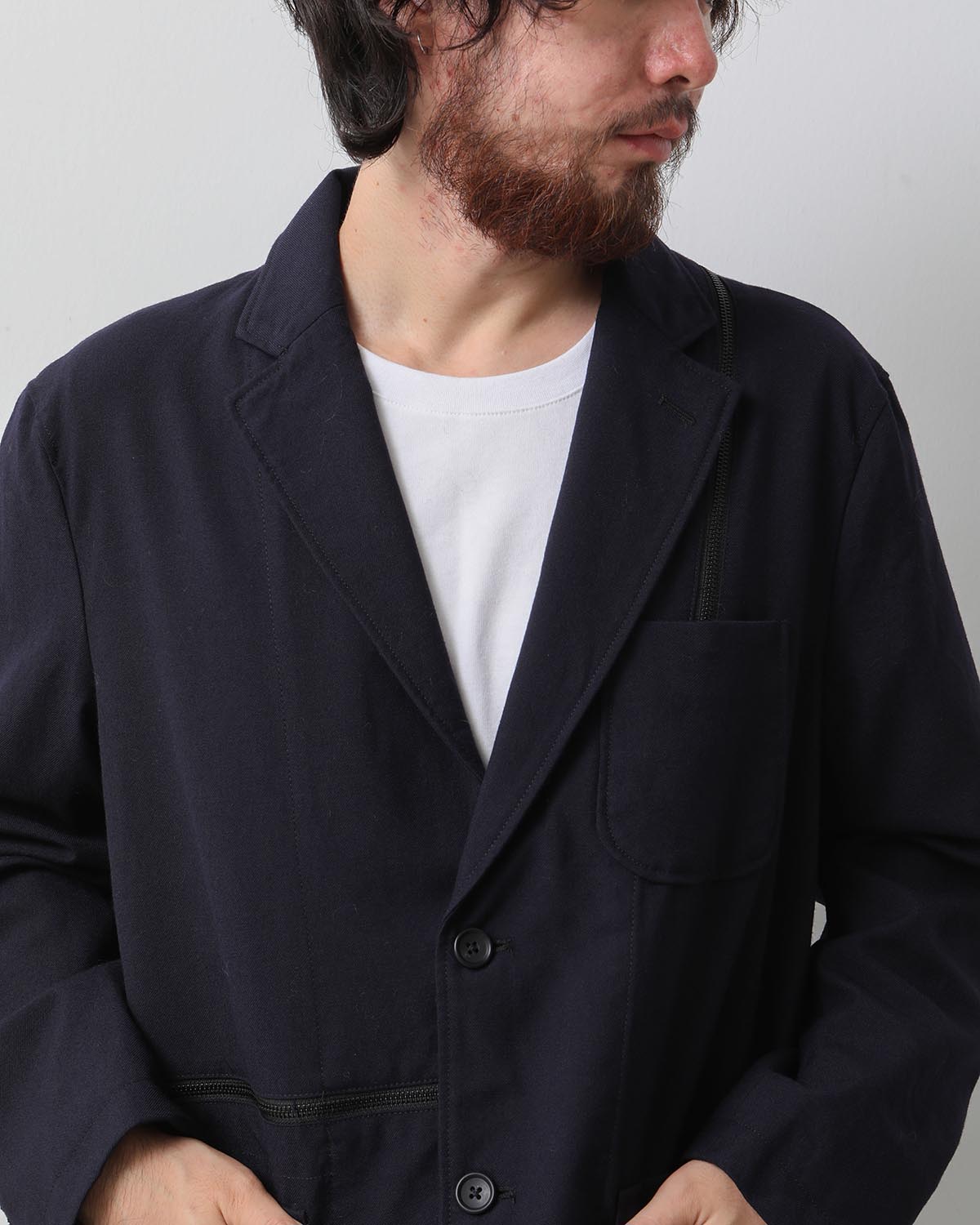 ZIP JACKET - WOOL UNIFORM SERGE