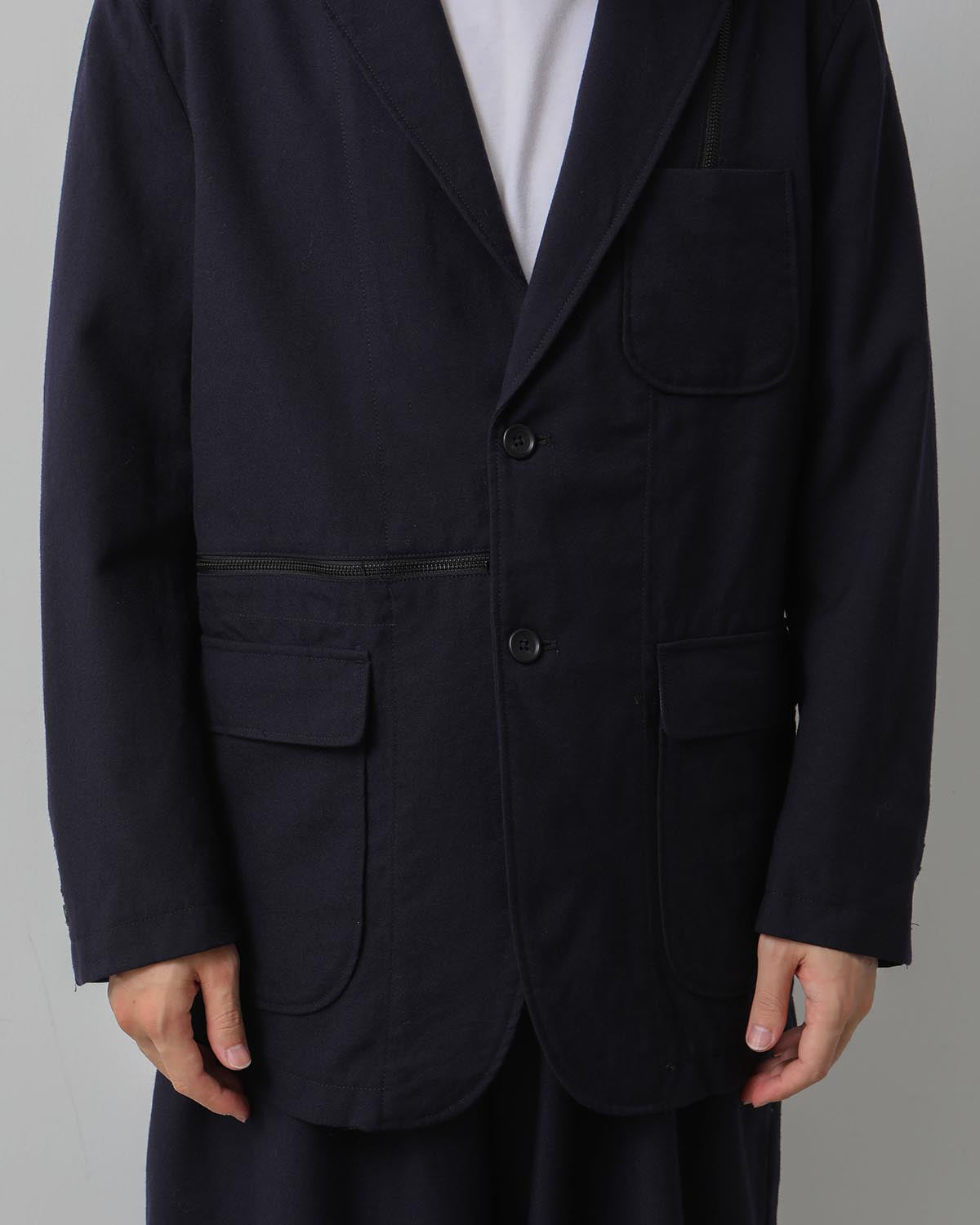 ZIP JACKET - WOOL UNIFORM SERGE