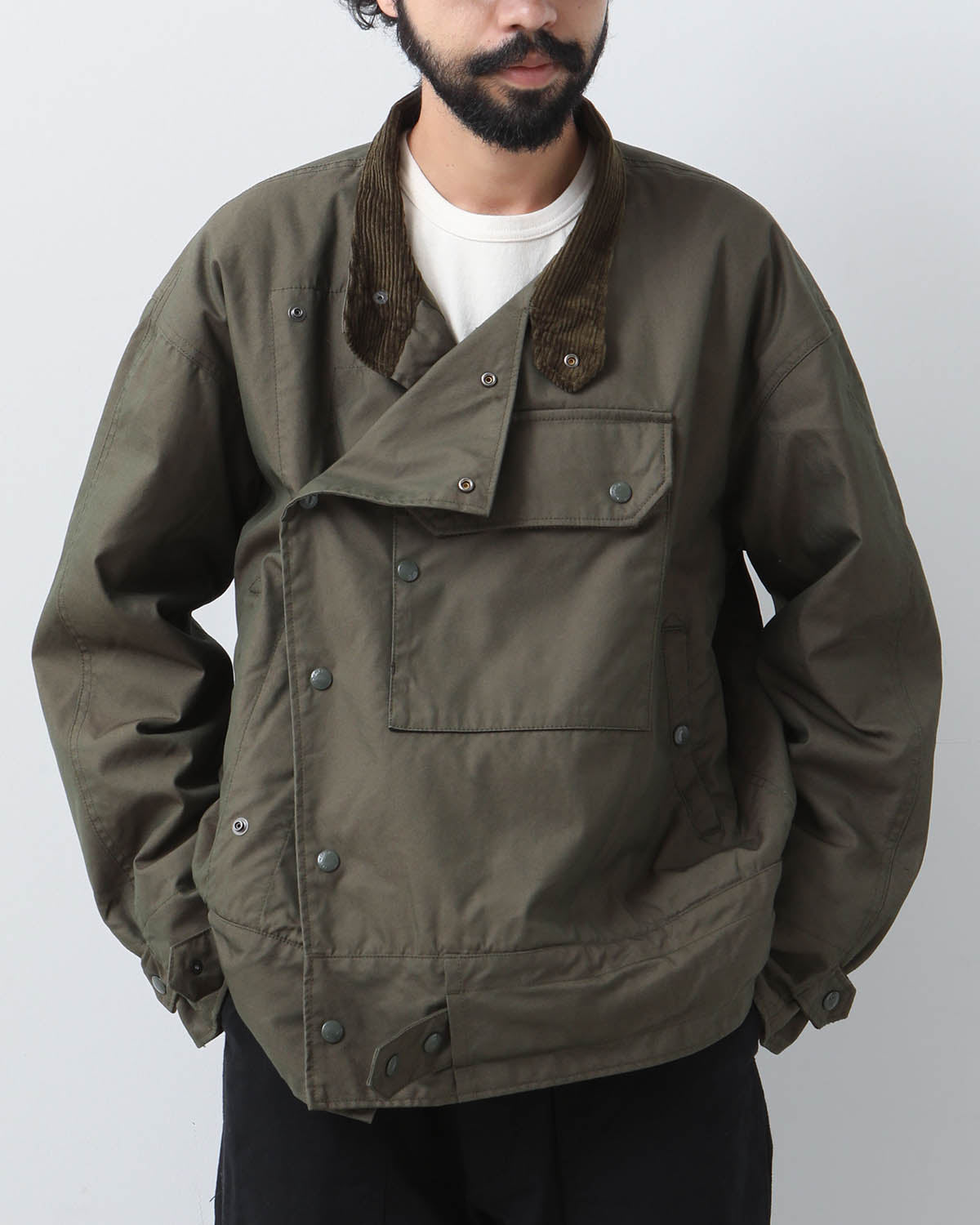 MOTO JACKET - CP WEATHER POPLIN